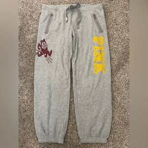 Women’s Victoria’s Secret Pink Jones & Mitchell Arizona State Sweatpants Size L